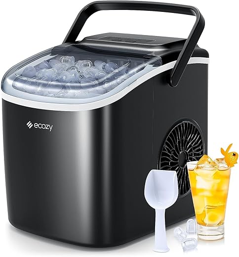 Ecozy Portable Ice Maker – Black: A Compact Cooling Solution Ecozy Portable Ice Maker – Black: A Compact Cooling Solution