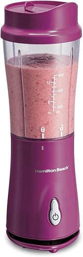 Hamilton Beach Portable Blender with Travel Cup: A Convenient Smoothie Solution Hamilton Beach Portable Blender with Travel Cup: A Convenient Smoothie Solution