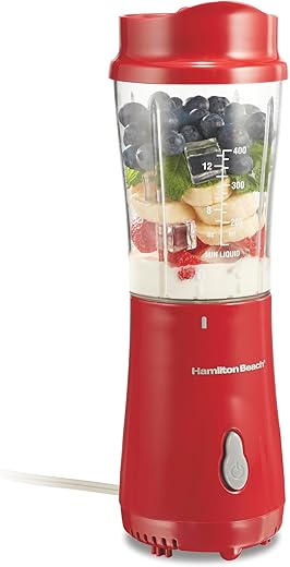 Hamilton Beach Portable Blender with Travel Cup: Blend On-the-Go! Hamilton Beach Portable Blender with Travel Cup: Blend On-the-Go!