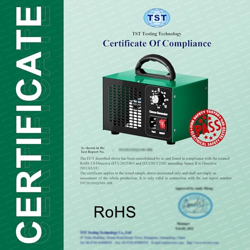 "High Capacity Air Purifier for Home - 45,000mg/h Ozone Generator" - Image 9