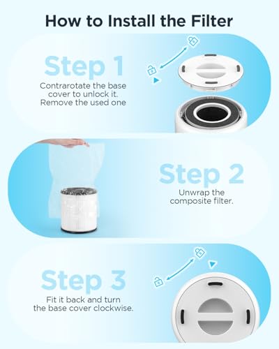 "MOOKA H13 HEPA Air Purifier for Large Rooms up to 1076 ft²" - Image 3