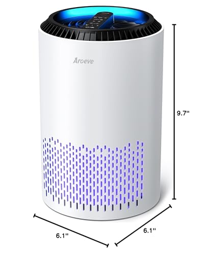 "AROEVE MK01 Air Purifier: Smoke, Pollen & Dander Cleaner" - Image 5