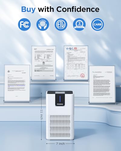 "MOOKA H13 HEPA Air Purifier for Large Rooms & Pets" - Image 2