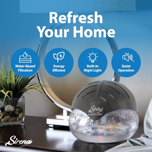 "Sirena Twister Air Purifier: Water Filter & Aroma Diffuser" - Image 2