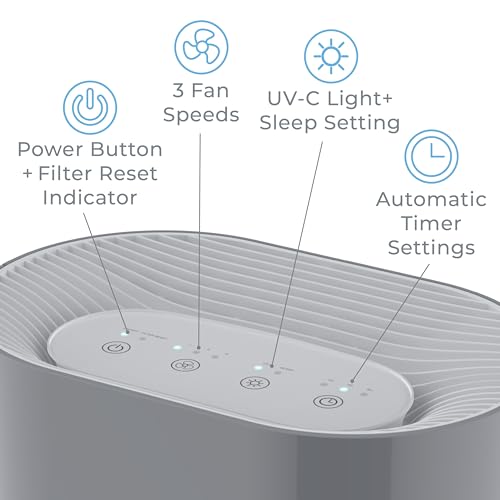Air Purifier for Large Room: PureZone with H13 HEPA Filter - Image 2