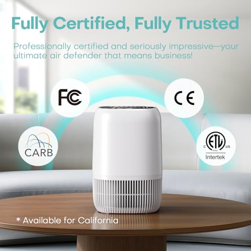 "Compact H13 HEPA Air Purifier for Home - 1076 Ft² Coverage" - Image 4