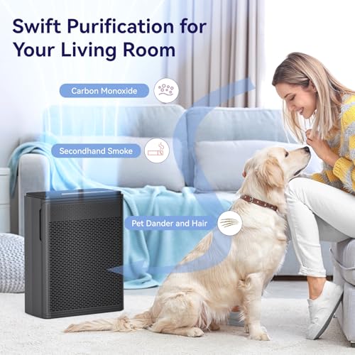 YARIKI Air Purifier for Pets, 1500 Sq Ft, H13 HEPA, Quiet - Image 6