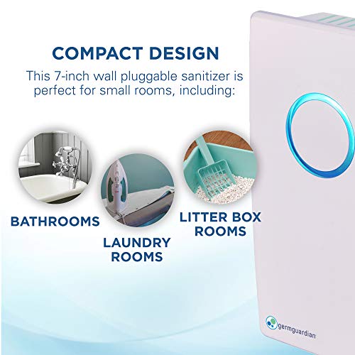 Germ Guardian GG1100W UV-C Air Purifier for Small Rooms - Image 2