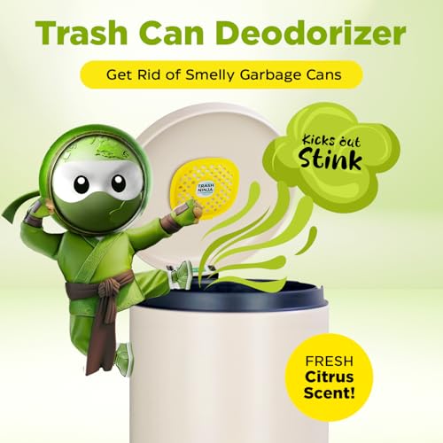 "Trash Ninja Deodorizer with Activated Charcoal & Citrus Freshness" - Image 2