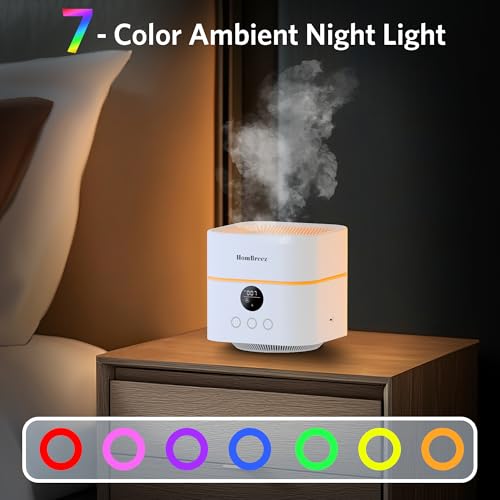 Air Purifier for Home: HomBreez Combo with HEPA & Humidifier - Image 5
