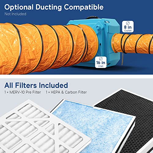 "AlorAir CleanShield HEPA 550: Durable Air Scrubber Pack of 8" - Image 5