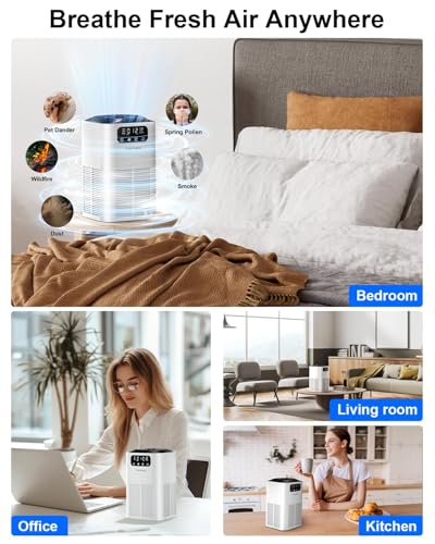 Air Purifier for Room Up to 1076 Sq Ft with HEPA Filter - Image 3