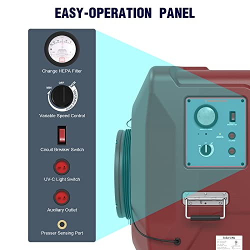 "Abestorm 2000 CFM HEPA Air Scrubber for Commercial Use" - Image 7