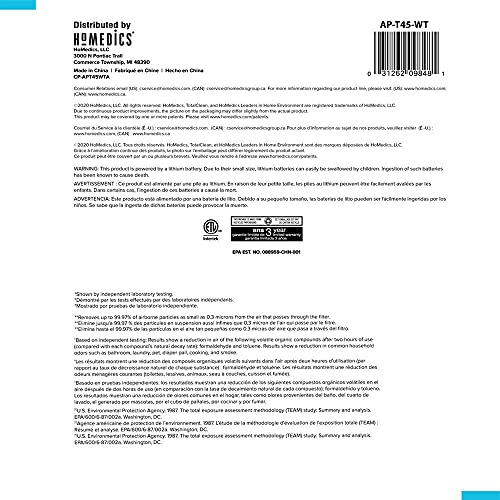 Air Purifier for Large Room - HoMedics 5-in-1 UV-C & HEPA - Image 6