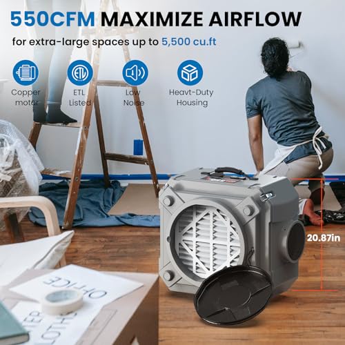 "Abestorm Air Scrubber: 3-Stage Filtration for Home & Industry" - Image 2