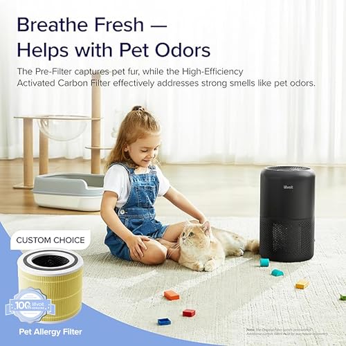 Air Purifier for Hayfever Relief - LEVOIT Core300-P, 2 Pack - Image 2