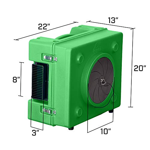 Air Purifier for Mold: B-Air BA-RA-650-GN HEPA Scrubber - Image 2
