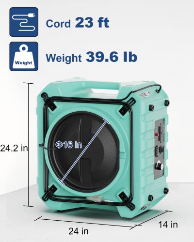 "ALORAIR PureAiro HEPA Pro 770: 3-Stage Air Scrubber" - Image 3