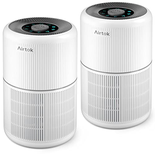 "2-Pack H13 HEPA Air Purifiers for Home: Smoke, Dust & Odors"