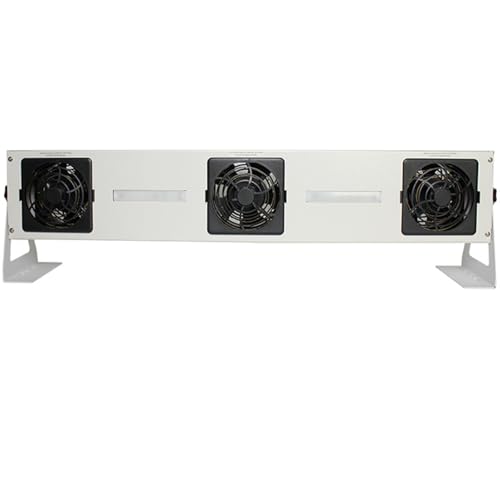 3-Head Anti-Static Ionizer Fan for Electronics - 80x60cm Area