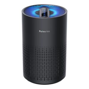 “AC400 Air Purifier: H13 HEPA Filter for Allergies & Odor”