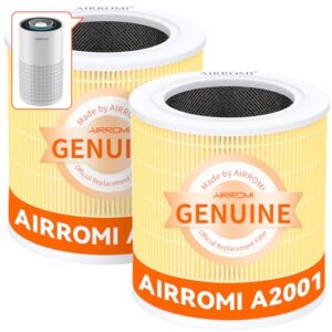 AIRROMI A2001 Filter – Best Air Purifier for Smoke, 2 Pack AIRROMI A2001 Filter – Best Air Purifier for Smoke, 2 Pack