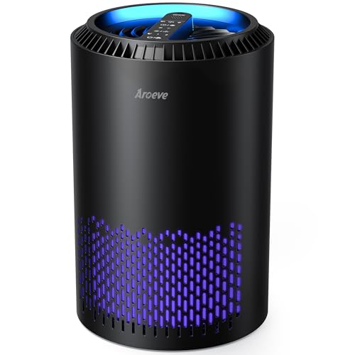 AROEVE MK01 Air Purifier: Sleep Mode, Smoke & Dander Filter