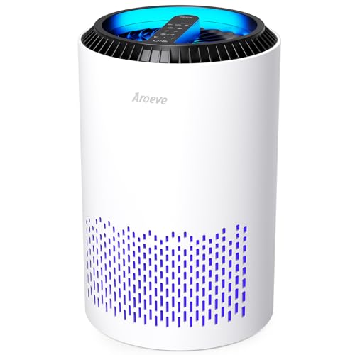 "AROEVE MK01 Air Purifier: Smoke, Pollen & Dander Cleaner"