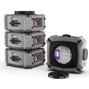 “Abestorm 4-Pack Air Scrubbers: UV-C, HEPA & MERV-10, 550 CFM” “Abestorm 4-Pack Air Scrubbers: UV-C, HEPA & MERV-10, 550 CFM”