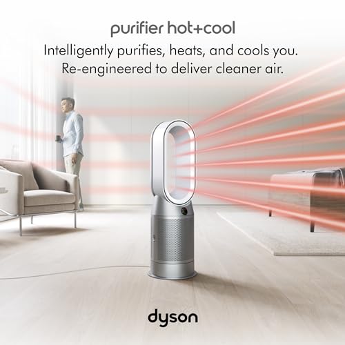 Air Purifier for Cat Allergies: Dyson HP07 Hot+Cool™ White/Silver - Image 2