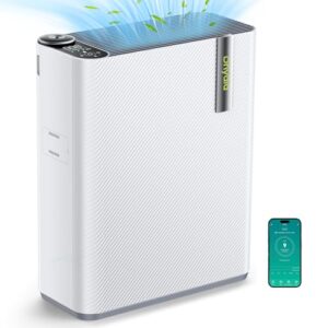 Air Purifier for Cat Allergies & Large Rooms, Smart Humidifier