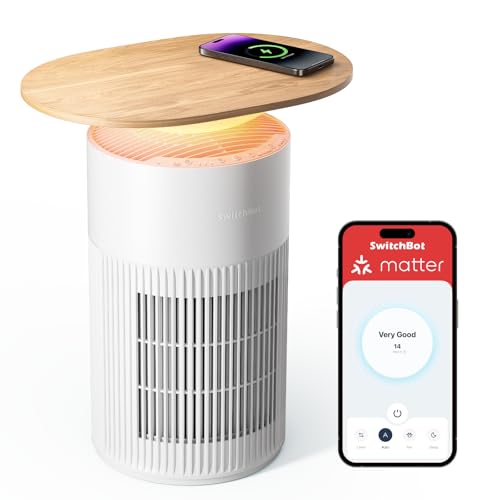 Air Purifier for Cat Allergies - SwitchBot 4 in 1 with HEPA