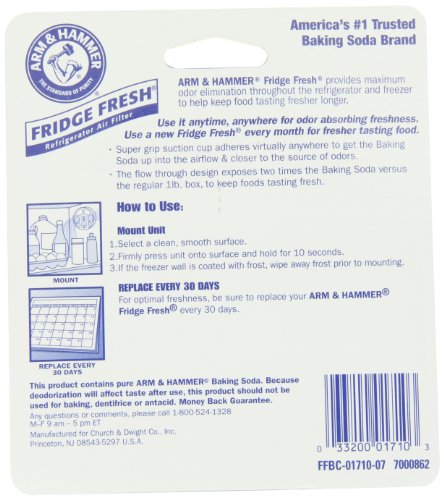 Air Purifier for Mold: Arm & Hammer Fridge Fresh Filters 4pk - Image 2