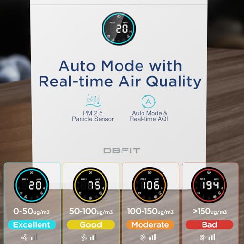 Air Purifier for Mold - DBFIT H13 HEPA for Large Rooms - Image 2