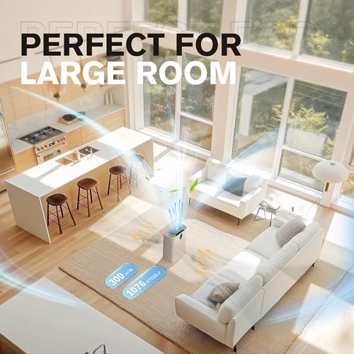 Air Purifier for Smoke - Morento 1076 Sq Ft, Pet Hair Sensor - Image 2