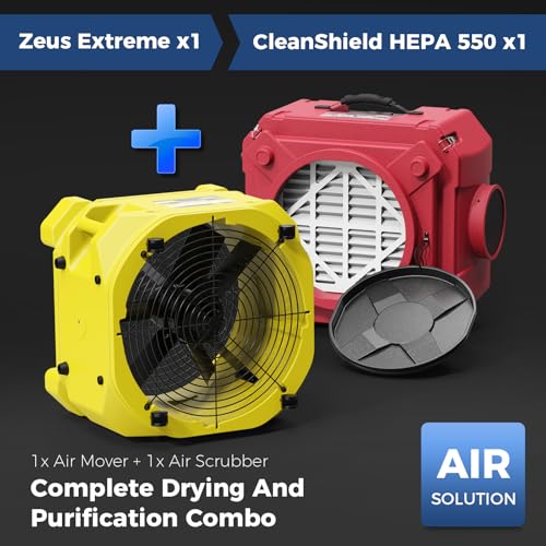 "Alorair HEPA Air Scrubber & 3000 CFM Air Mover Bundle Deal" - Image 2