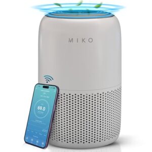 “Best Air Purifier for Home: MIKO 3-in-1 HEPA Filter & Wi-Fi”