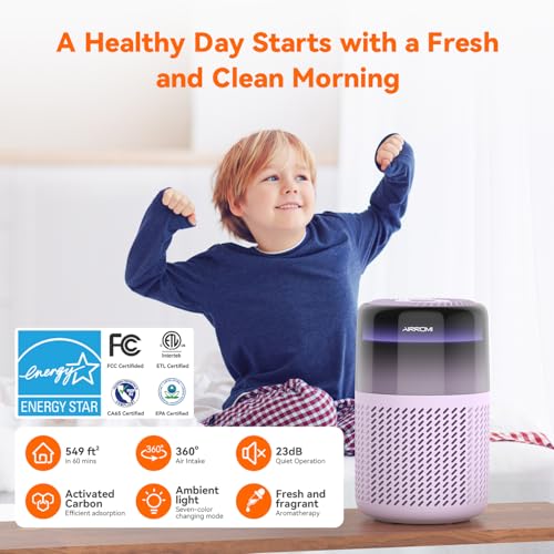 Best Air Purifier for Pets - AIRROMI HEPA 360° Quiet Filter - Image 2