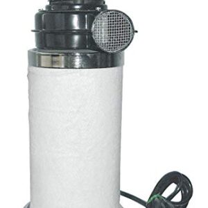 “Compact Black Desktop Air Purifier for Clean Air at Work”