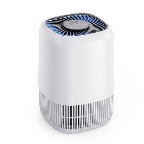"Compact H13 HEPA Air Purifier for Home - 1076 Ft² Coverage"