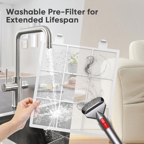 DAYETTE Air Purifier for Large Room - H14 HEPA Filter, 22dB - Image 2