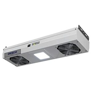 Desco 60467 Chargebuster Ionizer: Dual Fans & LED Lights Desco 60467 Chargebuster Ionizer: Dual Fans & LED Lights