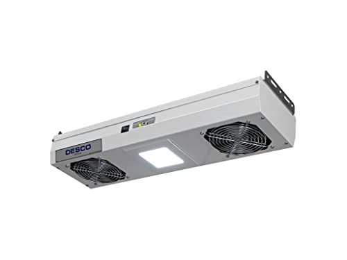 Desco 60467 Chargebuster Ionizer: Dual Fans & LED Lights