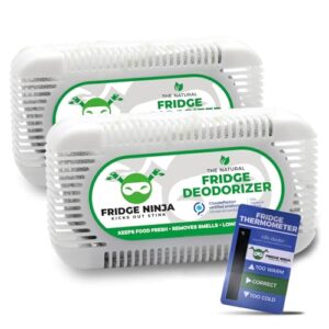 “Fridge Ninja 2-Pack Charcoal Deodorizer – Beats Baking Soda!” “Fridge Ninja 2-Pack Charcoal Deodorizer – Beats Baking Soda!”