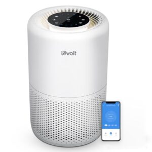 “LEVOIT Core 200S-P Air Purifier: Alexa Control, 916 ft², Quiet”