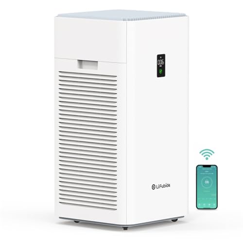 LIHETE Air Purifier for Smoke, HEPA, 4555 Sq.Ft, Low Noise