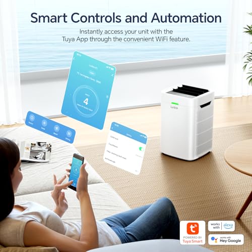 "Large Room LUNINO Air Purifier: HEPA, WiFi, PM 2.5 Monitor" - Image 2