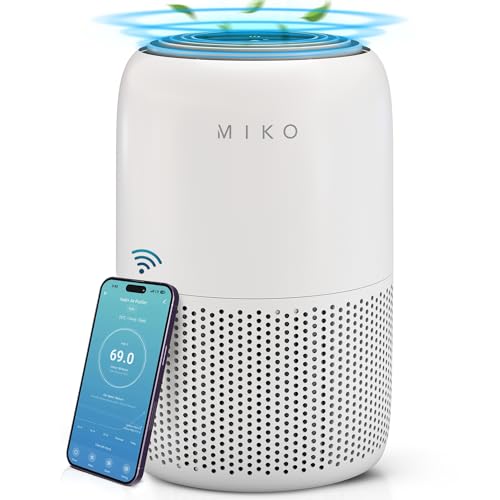 "MIKO Air Purifier for Large Rooms - Quiet, Smart, Powerful"