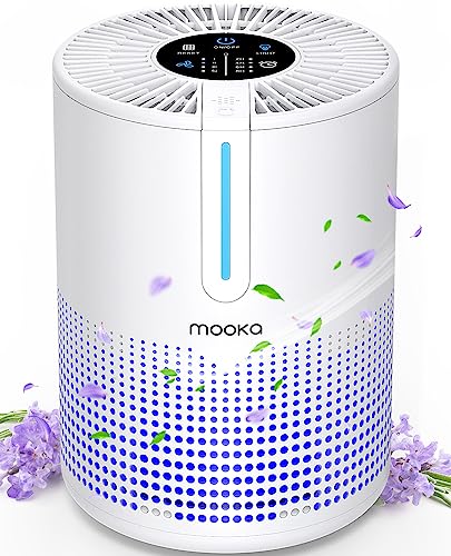 "MOOKA H13 HEPA Air Purifier for Home & Car - Odor & Dust Free"