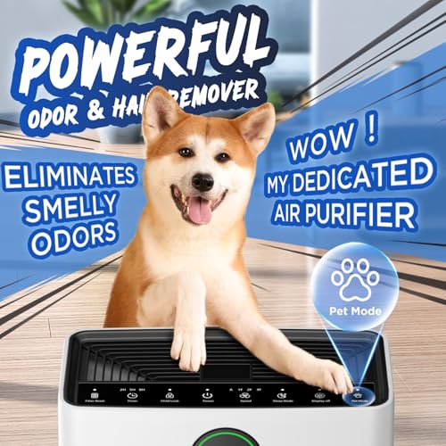 MOOKA Large Room Air Purifier for Pets & Home, Washable Filter - Image 2